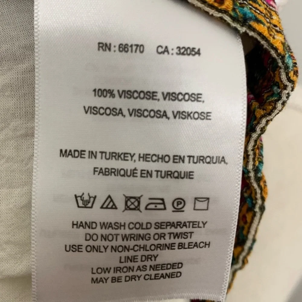 Ett:wa anthropologie Paisley Viscose Boho Shorts S